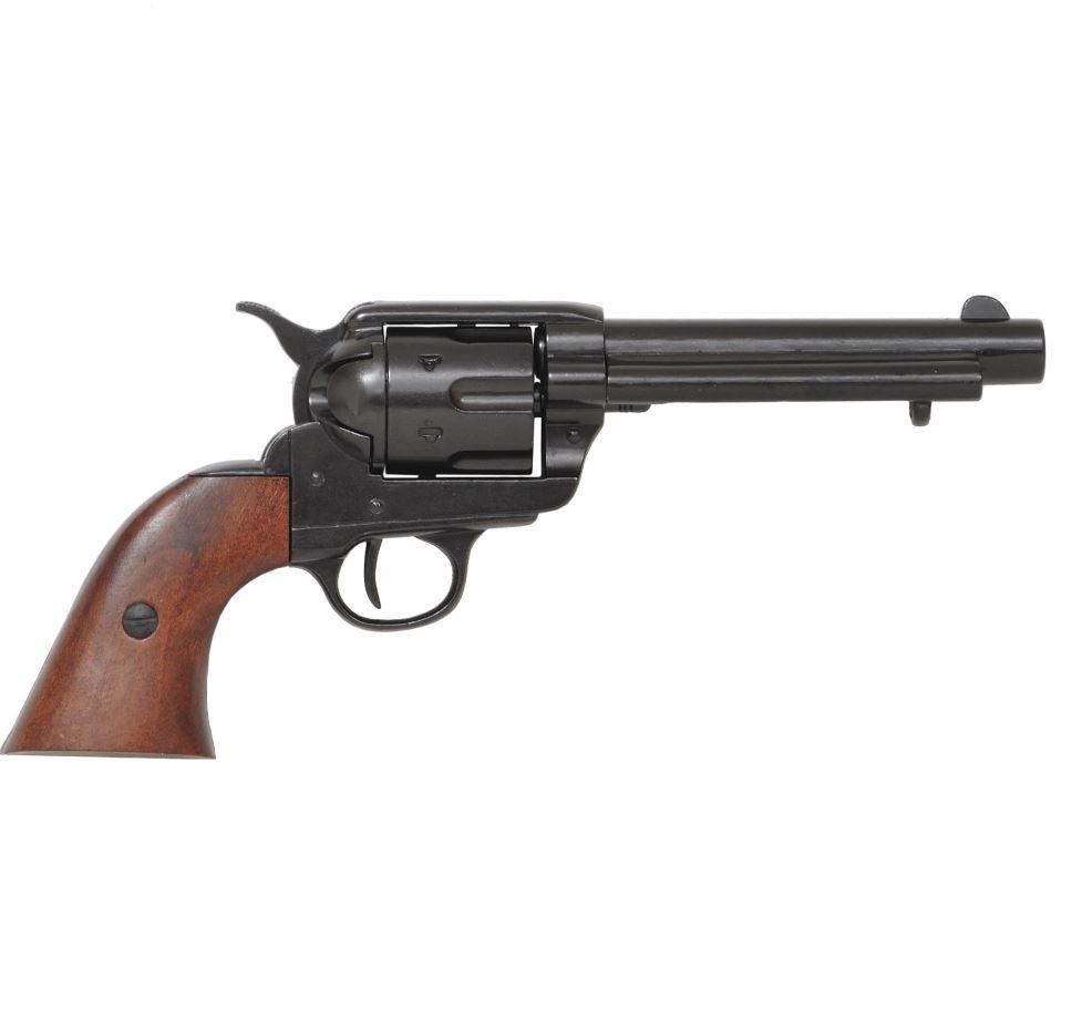 Colt Peacemaker With Wooden Handle Black Finish 1869  TTG1106N